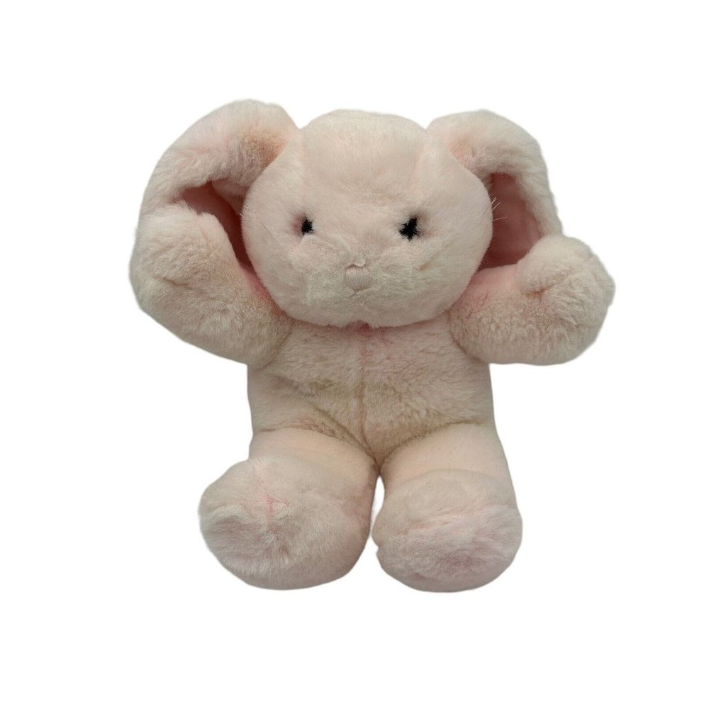 Vintage‎ Plush Creations Inc Bunny Long Ears Pink Rabbit Pink